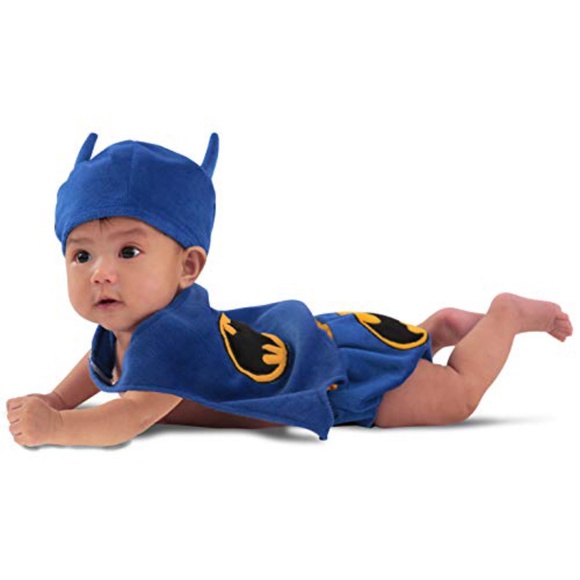 Superhero Batman Diaper Cover Set Infant Costume 0-3 Months - Picture 1 of 6